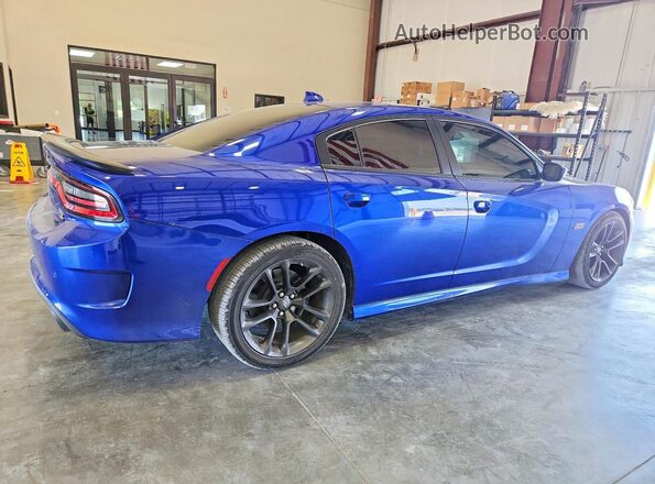 2C3CDXGJ9MH648743 2021 DODGE CHARGER Blue უკანა მარჯვენა