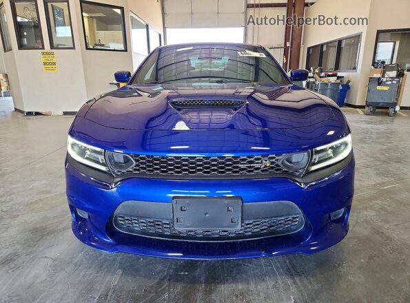 2C3CDXGJ9MH648743 2021 DODGE CHARGER Blue წინა ხედი