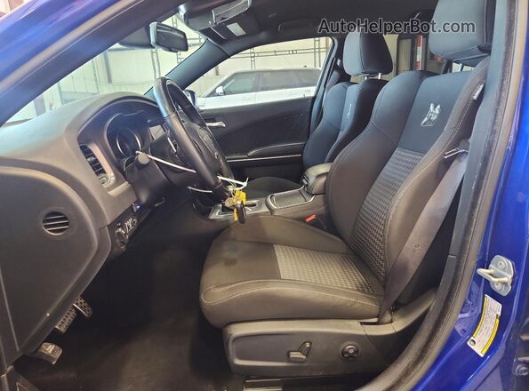 2C3CDXGJ9MH648743 2021 DODGE CHARGER Blue წინა სალონის ხედი