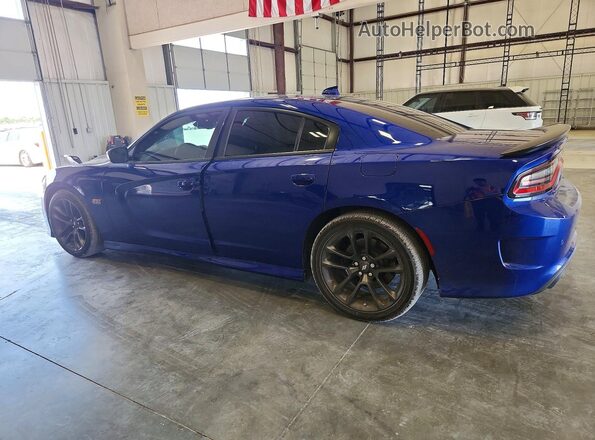 2C3CDXGJ9MH648743 2021 DODGE CHARGER Blue უკანა მარცხენა