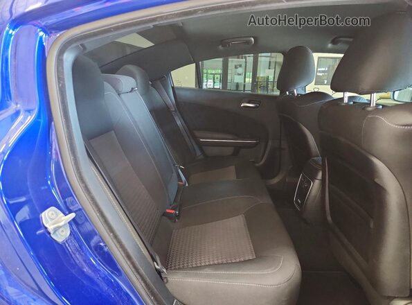 2C3CDXGJ9MH648743 2021 DODGE CHARGER Blue უკანა სავარძლების ხედი