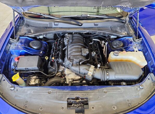 2C3CDXGJ9MH648743 2021 DODGE CHARGER Blue უკანა სალონის ხედი