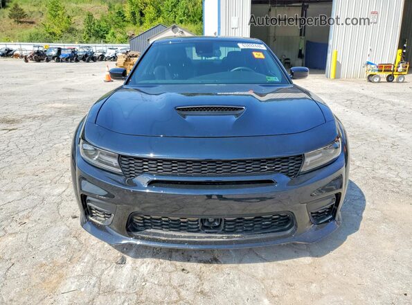 2C3CDXGJ9MH654350 2021 DODGE CHARGER Black Front view