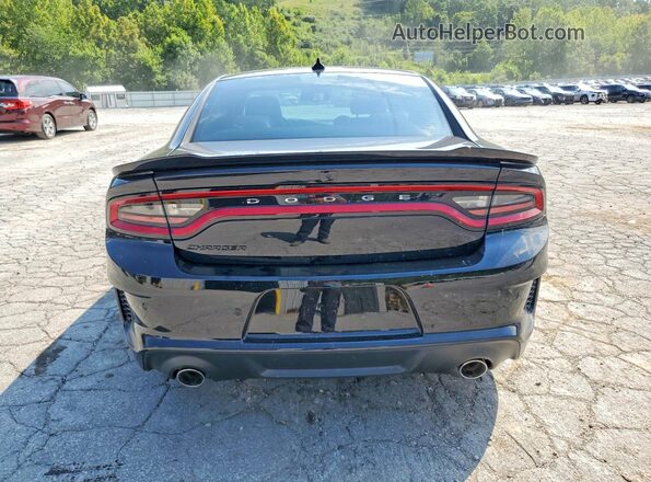 2C3CDXGJ9MH654350 2021 DODGE CHARGER Black Rear view