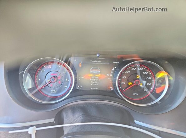 2C3CDXGJ9NH191725 2022 DODGE CHARGER Black ხელსაწყოთა პანელის ხედი