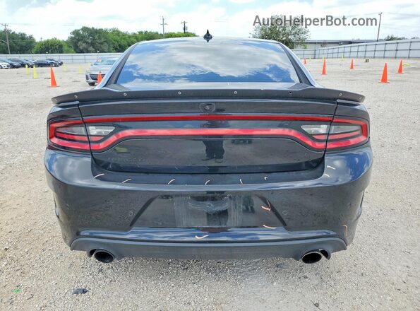 2C3CDXGJ9NH262079 2022 DODGE CHARGER Black Вид ззаду