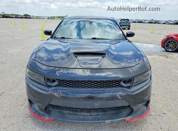 2C3CDXGJ9NH262079 2022 DODGE CHARGER Black Вид спереду
