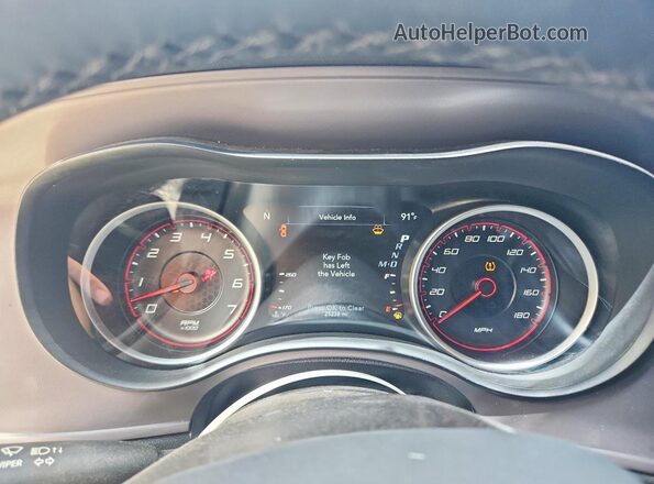 2C3CDXGJ9PH631753 2023 DODGE CHARGER Black ხელსაწყოთა პანელის ხედი