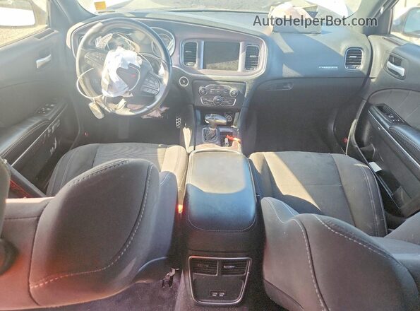 2C3CDXGJXGH296650 2016 DODGE CHARGER White Widok deski rozdzielczej