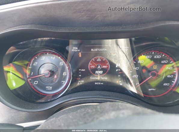 2C3CDXGJXJH306374 2018 DODGE CHARGER Blue Vista de los asientos traseros