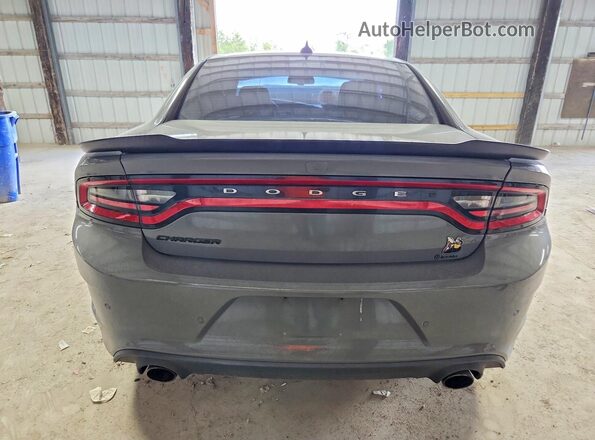 2C3CDXGJXKH553136 2019 DODGE CHARGER Gray Vista trasera