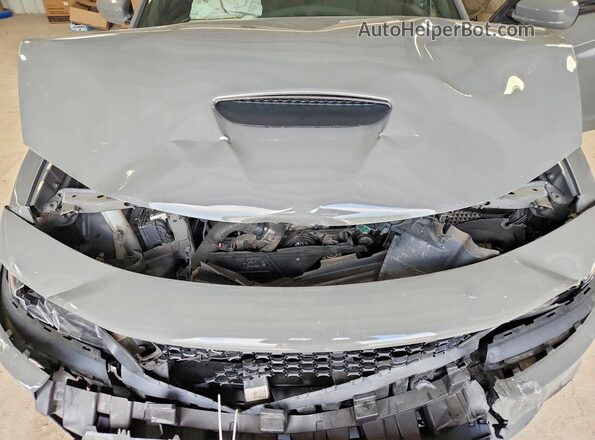 2C3CDXGJXKH553136 2019 DODGE CHARGER Gray Vista interior trasera