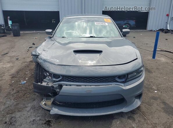 2C3CDXGJXKH594611 2019 DODGE CHARGER Gray Vista frontal