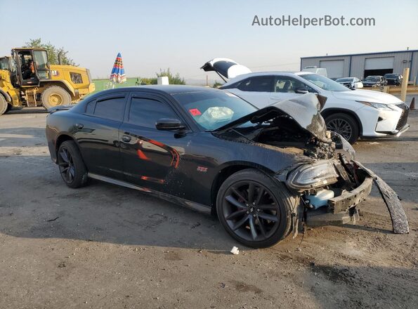 2C3CDXGJXKH718263 2019 DODGE CHARGER Black Առջևի աջ