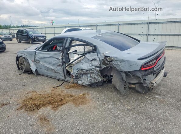 2C3CDXGJXMH657919 2021 DODGE CHARGER Gray Հետևի ձախ
