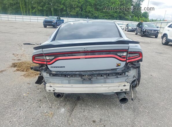 2C3CDXGJXMH657919 2021 DODGE CHARGER Gray Հետևի տեսք
