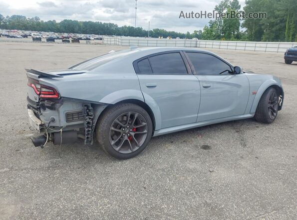 2C3CDXGJXMH657919 2021 DODGE CHARGER Gray Հետևի աջ