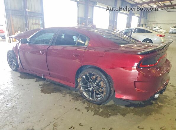 2C3CDXGJXMH666894 2021 DODGE CHARGER Burgundy Rear left