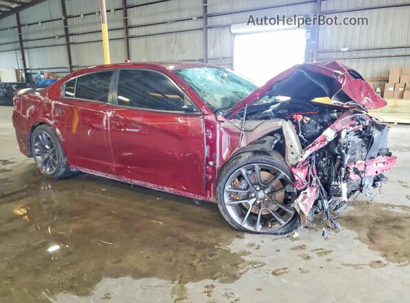 2C3CDXGJXMH666894 2021 DODGE CHARGER Burgundy Front right