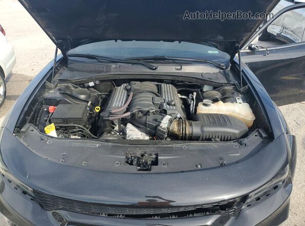 2C3CDXGJXNH191605 2022 DODGE CHARGER Black Вид задньої частини салону