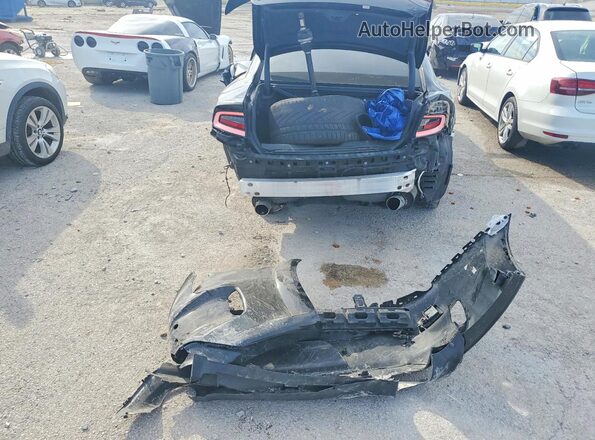 2C3CDXGJXNH191605 2022 DODGE CHARGER Black Вид підкапотного простору