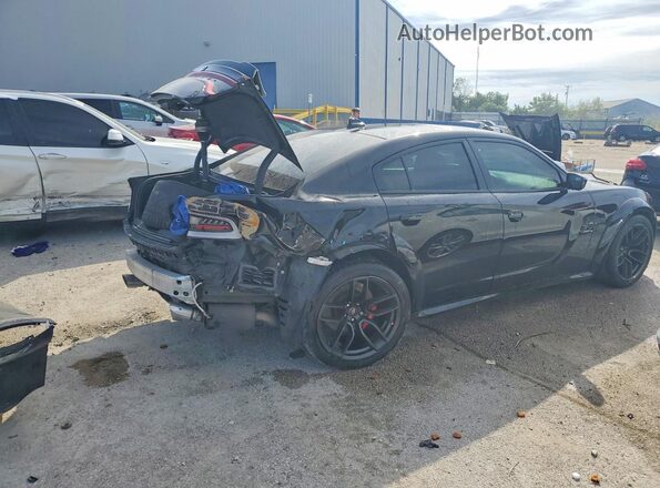 2C3CDXGJXNH191605 2022 DODGE CHARGER Black Задня права чверть