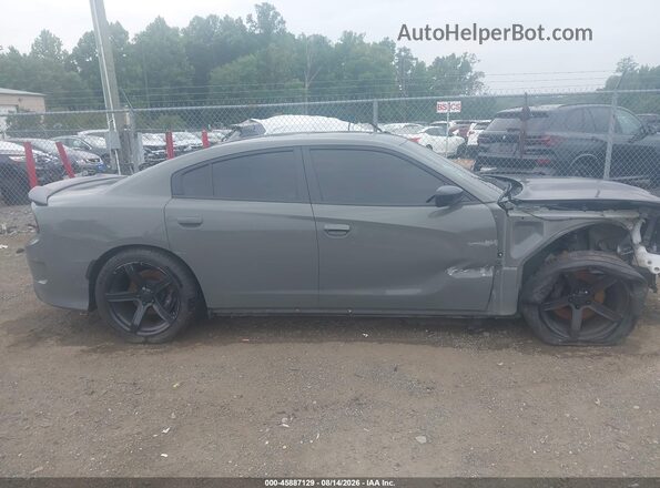 2C3CDXGJXPH639182 2023 DODGE CHARGER Gray Widok wnętrza z tyłu