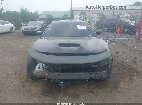 2C3CDXGJXPH639182 2023 DODGE CHARGER Gray Widok zestawu wskaźników