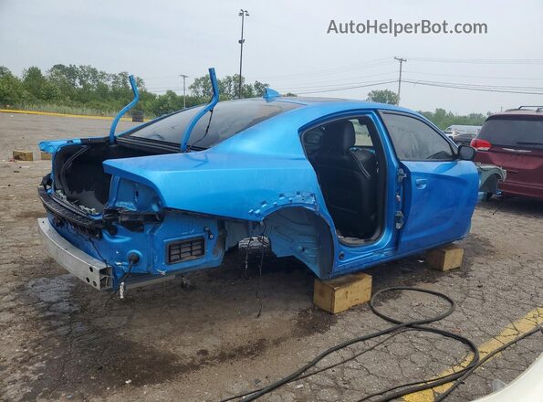 2C3CDXGJXPH671033 2023 DODGE CHARGER Blue Trasero derecho