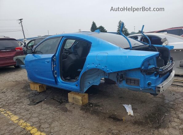 2C3CDXGJXPH671033 2023 DODGE CHARGER Blue Trasero izquierdo