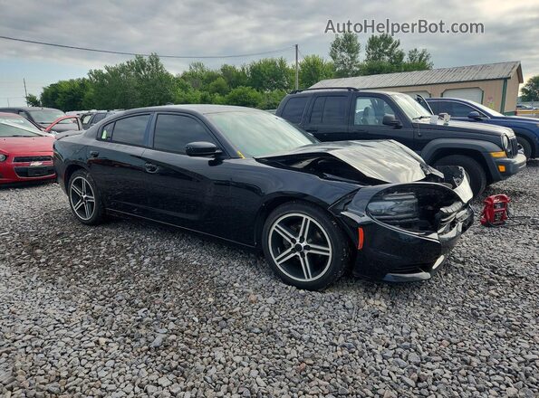 2C3CDXHG0GH140183 2016 DODGE CHARGER Black Առջևի աջ