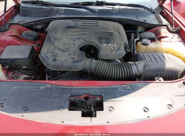 2C3CDXHG0GH179968 2016 DODGE CHARGER Red Widok z tyłu