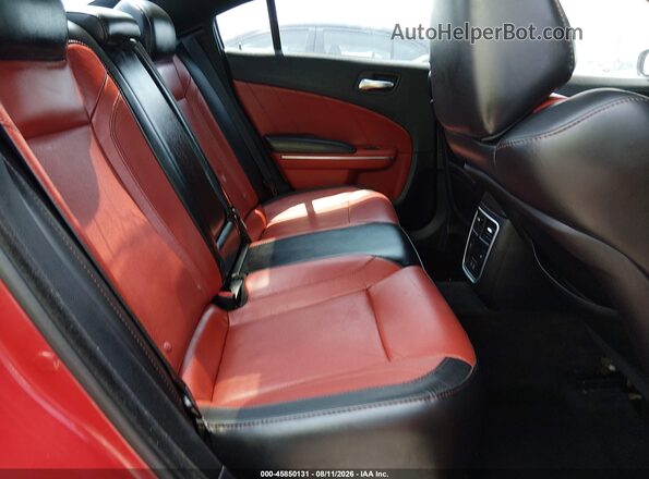 2C3CDXHG0GH179968 2016 DODGE CHARGER Red Widok naklejki z numerem VIN