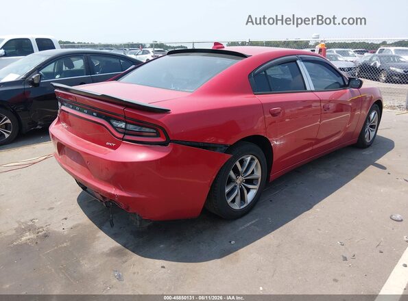 2C3CDXHG0GH179968 2016 DODGE CHARGER Red Tył prawy