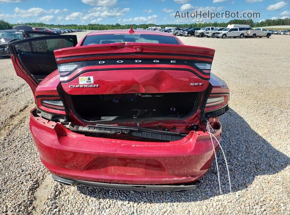 2C3CDXHG0GH183213 2016 DODGE CHARGER Red Widok z tyłu