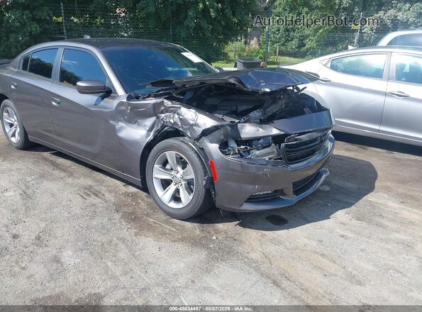2C3CDXHG0GH222690 2016 DODGE CHARGER Gray Widok z przodu