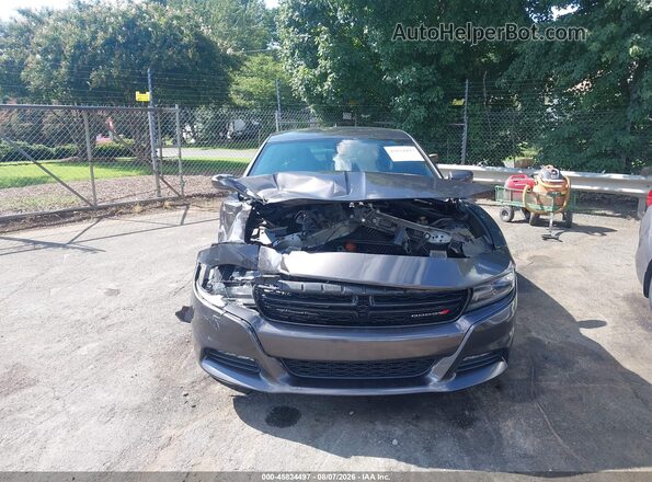2C3CDXHG0GH222690 2016 DODGE CHARGER Gray Widok wnętrza z tyłu