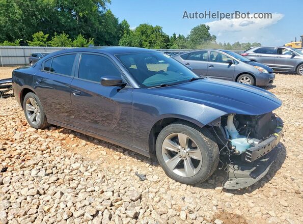 2C3CDXHG0GH233074 2016 DODGE CHARGER Gray Przód prawy