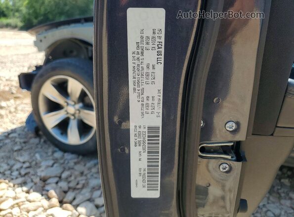 2C3CDXHG0GH233074 2016 DODGE CHARGER Gray Widok naklejki z numerem VIN