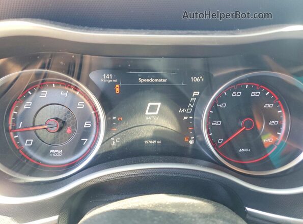 2C3CDXHG0GH233074 2016 DODGE CHARGER Gray Widok zestawu wskaźników