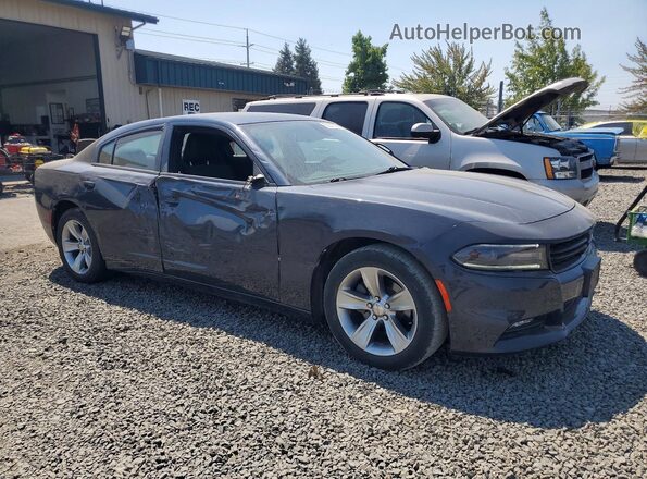 2C3CDXHG0GH285403 2016 DODGE CHARGER Charcoal Առջևի աջ