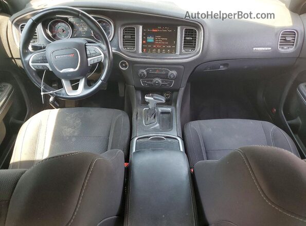 2C3CDXHG0GH285403 2016 DODGE CHARGER Charcoal Առջևի վահանակի տեսք
