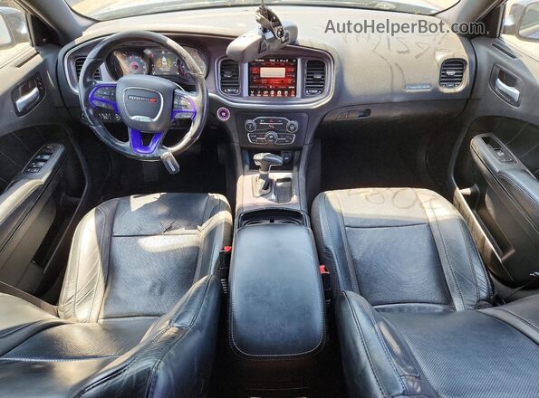 2C3CDXHG0GH319095 2016 DODGE CHARGER Blue Вид панелі приладів