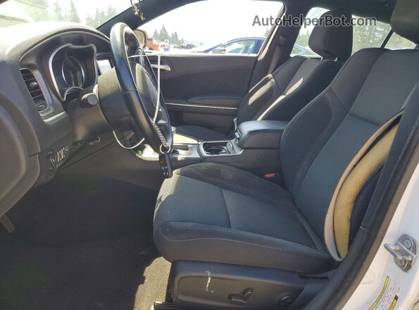 2C3CDXHG0JH162854 2018 DODGE CHARGER White Vista interior delantera