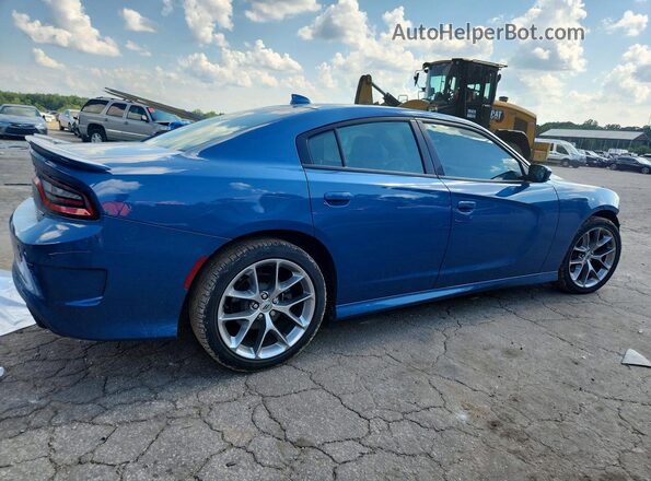 2C3CDXHG0LH155258 2020 DODGE CHARGER Blue უკანა მარჯვენა