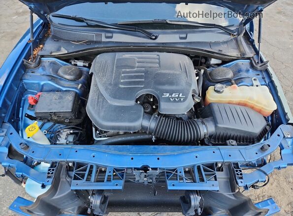 2C3CDXHG0LH155258 2020 DODGE CHARGER Blue უკანა სალონის ხედი