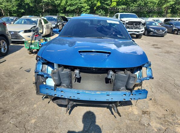 2C3CDXHG0LH155258 2020 DODGE CHARGER Blue წინა ხედი