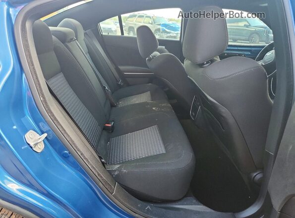 2C3CDXHG0LH155258 2020 DODGE CHARGER Blue უკანა სავარძლების ხედი