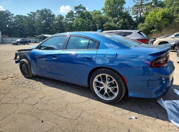 2C3CDXHG0LH155258 2020 DODGE CHARGER Blue უკანა მარცხენა