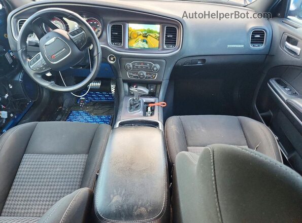2C3CDXHG0LH155258 2020 DODGE CHARGER Blue წინა პანელის ხედი